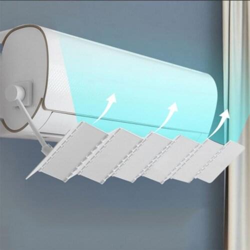 Air Conditioning Deflector Foldable Adjustable Universal Punch-free Wind Direction Adjustment Wind Baffle Household Accessories