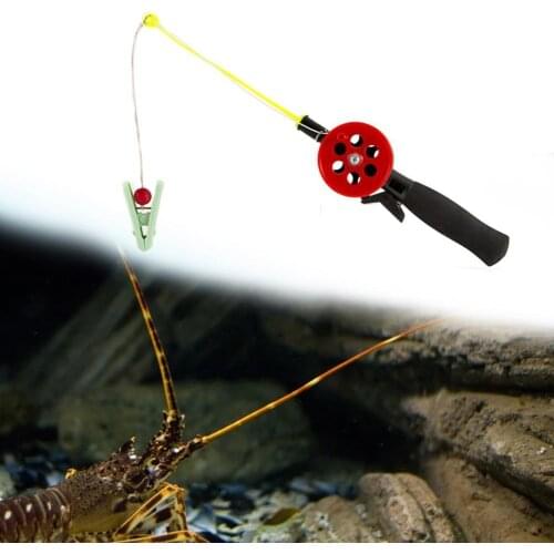 Fishing Rod Mini Non-slip Handle Portable Reliable Kids Fishing Rod Spinning Casting Hand Lure Fishing Rod for Outdoor