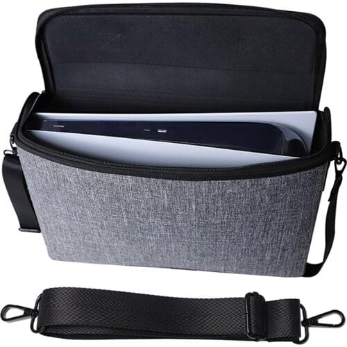 Shockproof Storage Bag Portable Handbag For PS5 Host Waterproof Nylon Shoulder Diagonal Travel Bag Package Games Accessories