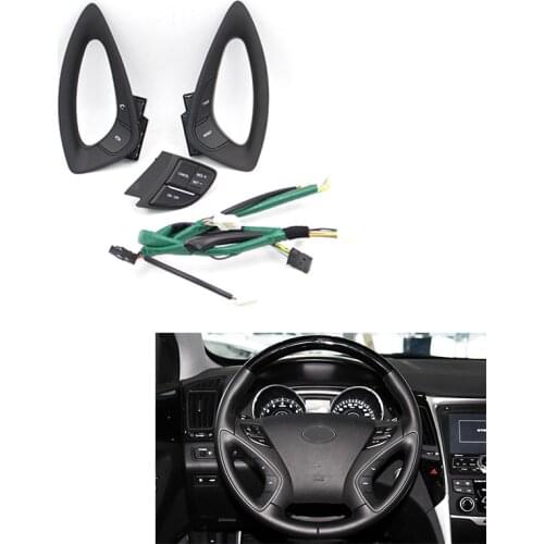 Steering Wheel Cruise Bluetooth Audio Remote Control Switch Trip Music Button DIY for Hyundai Sonata YF I45 964403S000