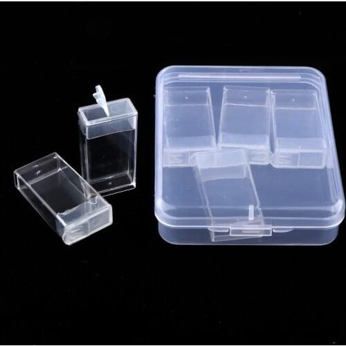 Makeup Pot Empty Jar Cosmetic Tin Pill Box Jewelry Container Beads Ring Case