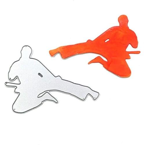 Julyarts Human Fly Kick Metal Cutting Die Natale For DIY Scrapbooking Paper/Photo Cards Embossing Die