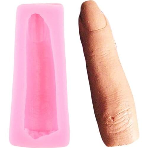 3D Human Finger Silicone Mold Halloween Candy Chocolate Fondant Molds Cake Decorating Tools DIY Handmade Soap Clay Resin Moulds