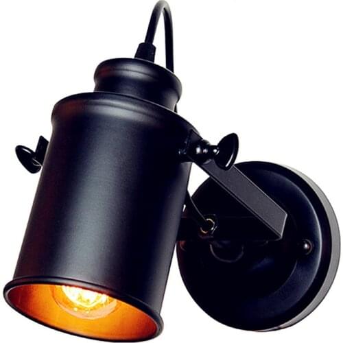 Vintage LED Wall Lamp LOFT Industrial Design Retro E27 Wall Lights adjustable light for Aisle Bar Cafe Restaurant Home Lighting