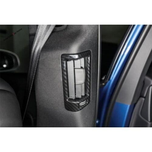 Yimaautotrims Pillar B Air Conditioner AC Outlet Vent Frame Cover Trim 2 Pcs Fit For Volvo V90 Cross Country S90 2017 - 2019 ABS