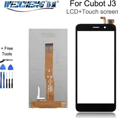 For Cubot J3 LCD Display Screen Touch Screen Digitizer Glass Panel Sensor Original Tested Working Good Quality