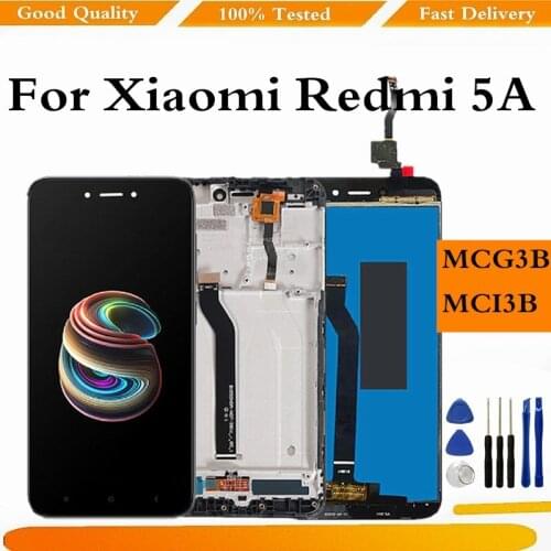 LCD For Xiaomi Redmi 5A LCD Screen Display Touch Digitizer With Frame For Xiaomi Redmi 5A Display Screen Spare Part