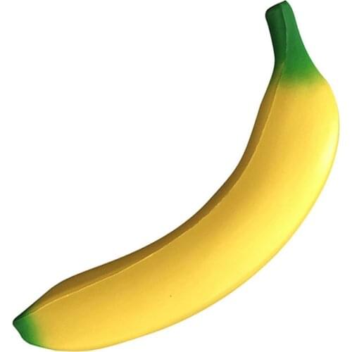 1PCS Cute Banana Squishy Super Slow Rising Jumbo Simulation Fruit Phone Straps Soft Kids Gift Simulation Decompression Toys