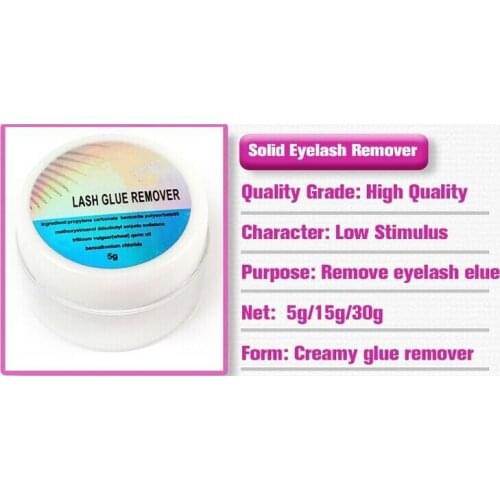 2 Pcs Wholsale 15g Strong Solid Eyelash Cream Remover Adhesive Glue By Free Shipping
