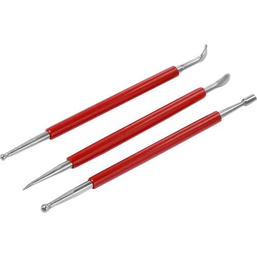 3pcs/lot DIY leather edge stamping carving tool Carving Craft set