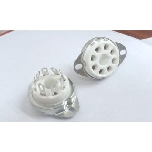 4pcs PCB 8pin Ceramic vacuum tube socket top mount octal valve ADAPTER New