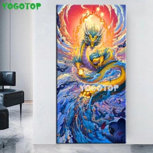 5D full drill God Dragon Beast diamond painting everything everything for diamond embroidery rhinestone decor laege YY5316