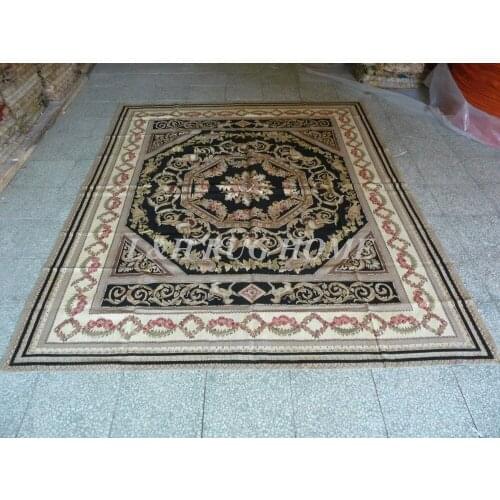 Free shipping 8'x10' French Aubusson rugs hand weave aubusson carpets for home decoration