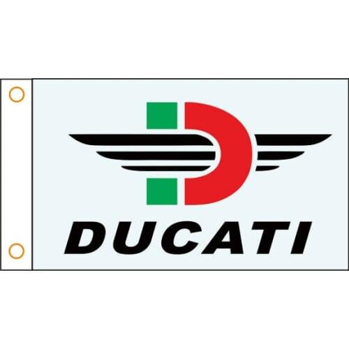 Custom flag Motorcycle banner DUCATI Motorcycle flag 3x5ft Polyester 012