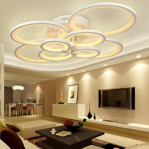 Creative fashion LED ceiling lamp living room bedroom round dining room study lamp simple modern lighting lamps Acrylic lamps