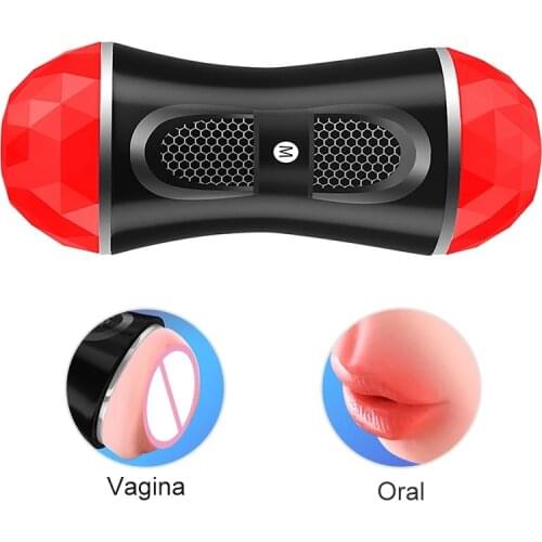 Double Head Male Masturbator Cup Really Feel Vagina Sex Toys For Men Adult Endurance Exercise Aircraft Cup Sex Shop Sexy Toys