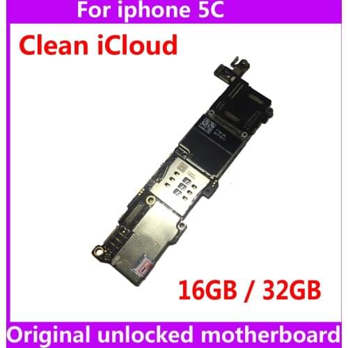 Low Price Top Quality motherboard with chips for iphone 5C 16GB 32GB Full unlocked mainboard for iphone 5 C original motherboard