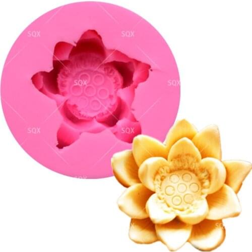 New Arrivals Lotus Cake Baking Molds,Moule Silicone,Cake Decorating Tools Pastry Tools Kitchen AccessoriesSQ16296