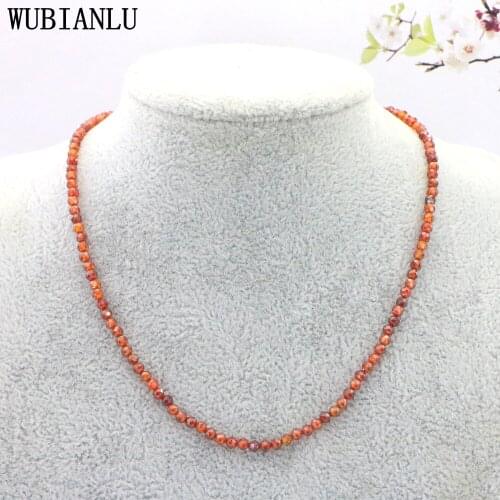 New Charming 3mm Faceted Austrian Crystal Beads Necklace Bohemia Handmade Colorful Female Beach Jewelry Girl Gift T256