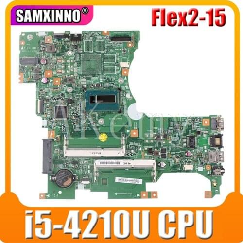 Excellent For Lenovo Flex2-15 Laptop Motherboard DDR3 W8P I5-4210 Heatsink Fan 5B20G36277 448.00Z04.0011