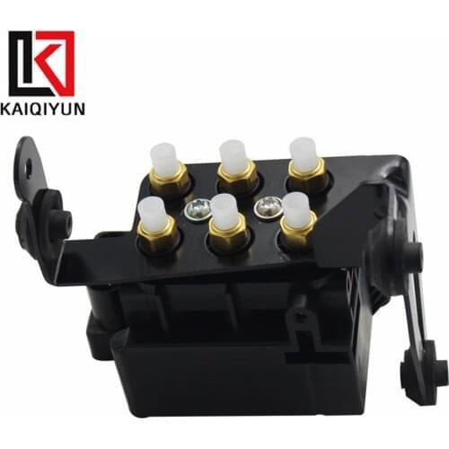 Air Suspension Compressor Solenoid Valve Block With Bracket Set For Porsche Panamera 970 2009-2016, 97035815302