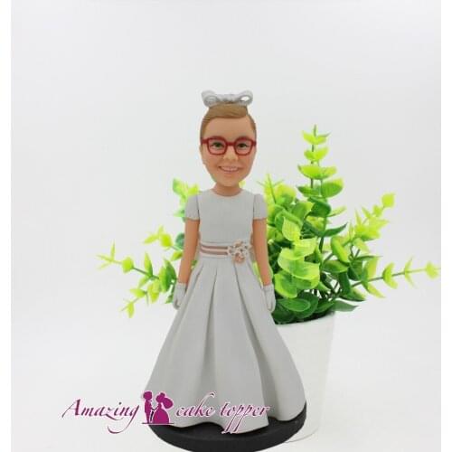 2019 AMAZING CAKE TOPPER Toys Kind and beautiful little girl And Groom Gifts Ideas Customized Figurine Valentines Day
