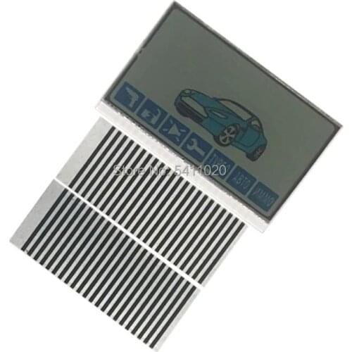 10 PCS/lot Russian A61 Lcd Display Flexible Cable For Car Alarm Starline A61 LCD Remote Control Keychain A61 Zebra Stripes 10PCS