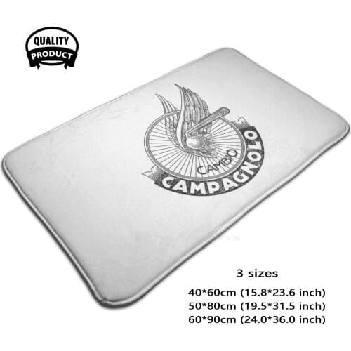 Retro Shield 3D Household Goods Mat Rug Carpet Foot Pad Italy Cycling Tour Turn Return Bike Highway Platoon Cyclist World Change