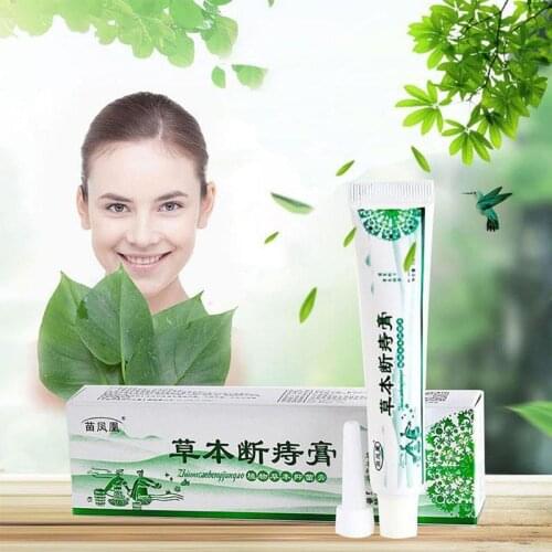 Herbal Hemorrhoids Ointment Anti-inflammatory Detumescence Cool Piles Treatment Internal External Hemorrhoids Herbaceous Cream