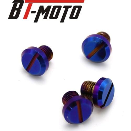 Fit For Kawasaki VN1500 Classic/Tourer GTR1400 ZG1000 CONCOURS Versys X300 M10*1.25 Thread Mirrors Hole Plug Screws Universal