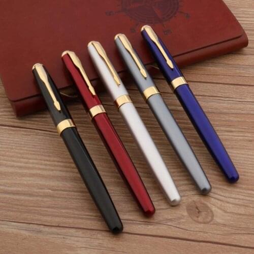 High Quality Metal 574 Ball Point Pen Golden Accessory Elegante Signature Switzerland Ink Pens Stationery Office School Supplies