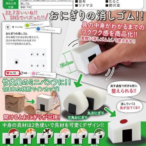 Japan IKIMON Gashapon Capsule Toys Artificial Food Sushi Bread Meal Pendant Stationery Rubber