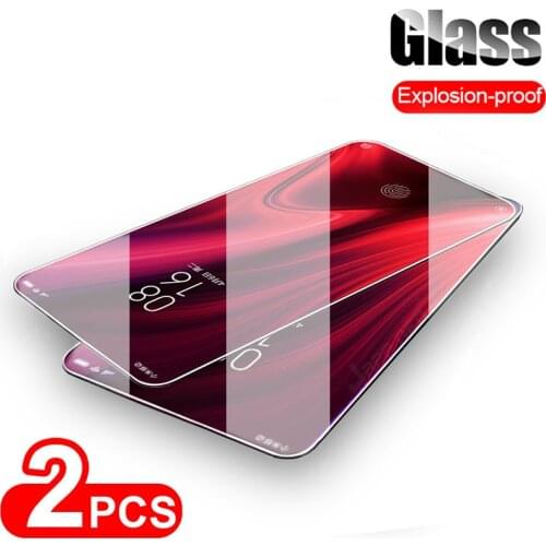 2Pcs Screen Protector for Xiaomi Mi 9T Pro Pocophone F1 Protective Glass for Xiaomi Mi 9 9 Lite 8 SE Mi9 Lite Tempered Glass HD