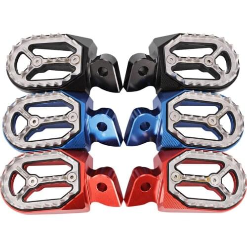 1 Pair Motorcross Fat Wide Foot Pegs Pedal Footrest for Yamaha YZ 85/125/250/400/426/F WR250R/X Motorcycle Foot Rests
