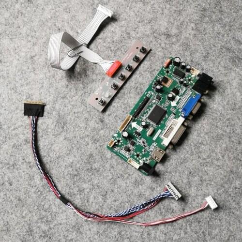 1366*768 MNT68676 VGA DVI 60Hz WLED DIY kit For CLAA156WA11A/CLAA156WB11A matrix display controller drive board LVDS 40 Pin