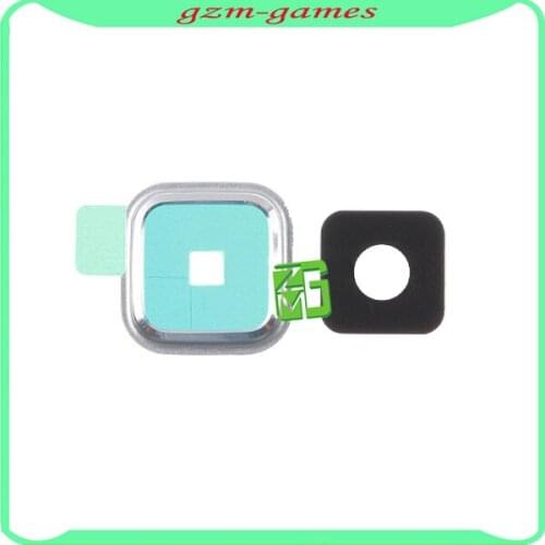 250PCS/Lot) For Samsung Galaxy S5 SM-G900F Back Rear Camera Glass Lens Cover Silver Color