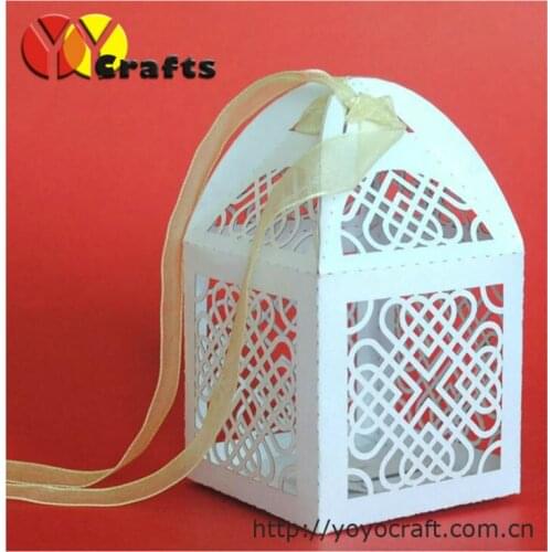 Free shipping! nice white heart shape cheap wedding box for sale