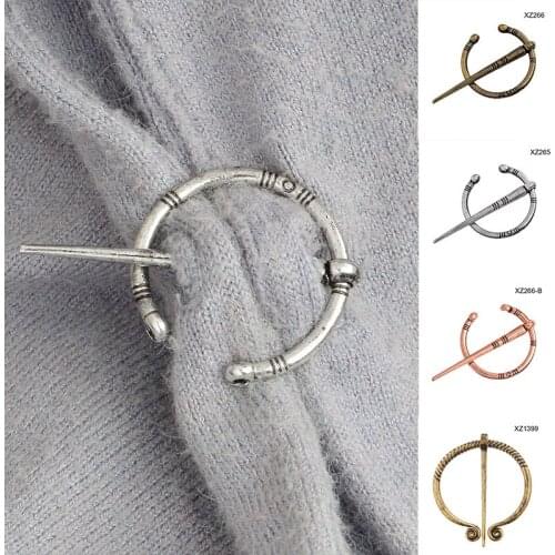 High Quality Medieval Nordic Brooches Vintage Viking Pins Belt Scarf Buckle Coat Cloak Pins for Women Men NYZ Shop