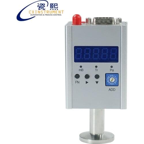 Digital Pirani vacuum gauge Digital 24V Power Pirani Vacuum Pressure Gauge Transducer Control For Tube Furnace