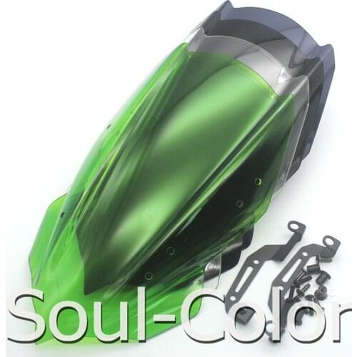 Motorcycle Visor Viser Windshield WindScreen Deflector Fit For Z400 Z250 2017 2018 2019 Z-400 2019 Double Bubble