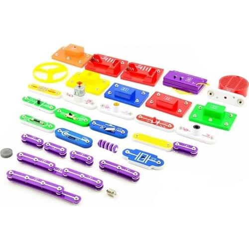 Circuit Kits For Kids Circuit Experiment Kits Electric Circuit Kits With 31 Snap Parts Educational Science Kit