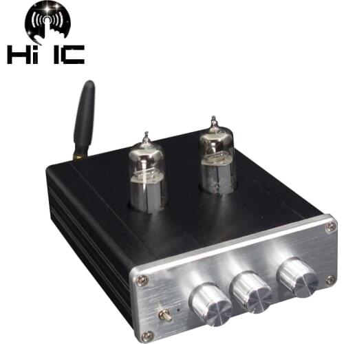 HiFi Audio Bluetooth 4.2/5.0 Buffer 6J1 Tube Preamp Amplifier Stereo Preamplifier With Treble Bass Tone Control AMP