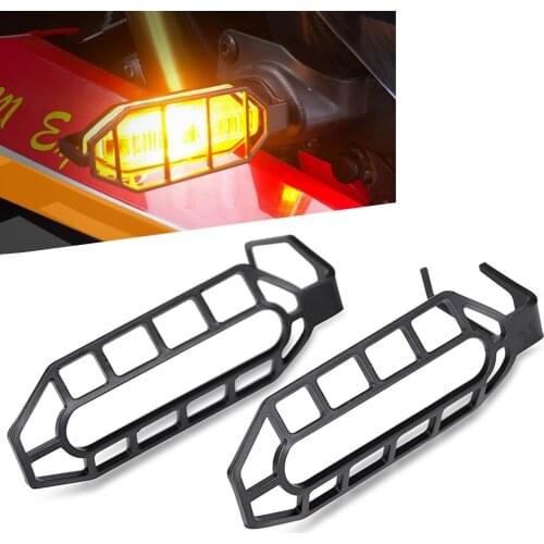 JAER Motorcycle Stainless Steel Rear Turn Signal Light Indicator Lamp Protector Cover for Honda CB500X CB 500X 500 X 2019 2020