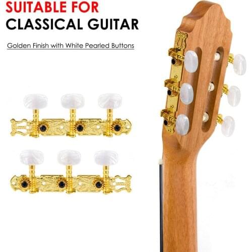 3L + 3R Guitar String Tuning Pegs Guitar Tuning Pegs Tuning Peg Durable Gold Parts Tuners Keys Heads Classical Machine