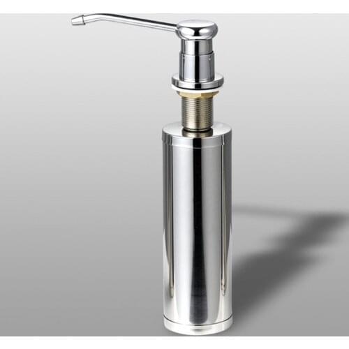 K1KA Stainless Steel Countertop Dish Soap Dispenser Built in Soap Dispenser for Kitchen Soap Dispenser Sink Replacement