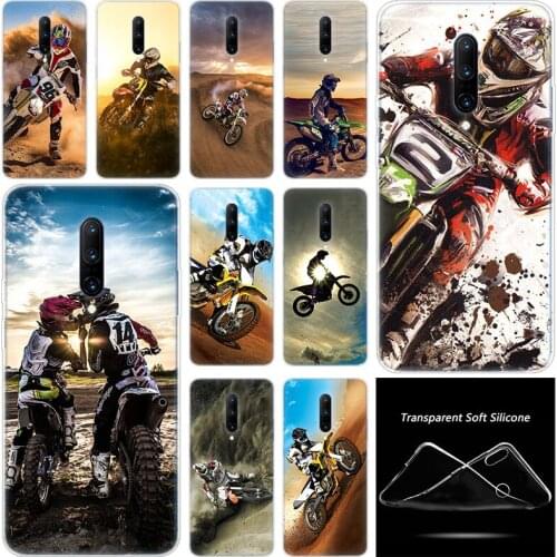 Hot Super motorcycle racing Fashion Transparent Silicone TPU Soft Phone Case for OnePlus 7 Pro 5G 6 6T 5 5T 3 3T Cover Coque