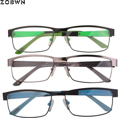 Wholesale business glasses manufacture Half-frame Glasses Frame Men Women Optical Glasses for reading myopia Glasses Women Frame