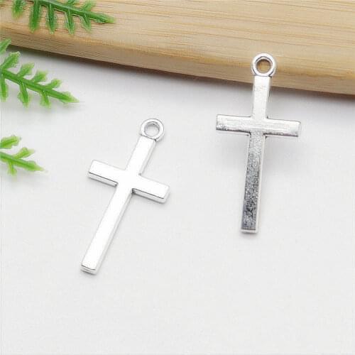 Wholessale 90pcs/lot Crosses Charms Vintage Jewelry Findings fit DIY Bracelet Necklace Pendants for Jewelry Making