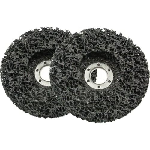 Polishing and flexible abrasive 46 grit 125mm black corndum sanding disc