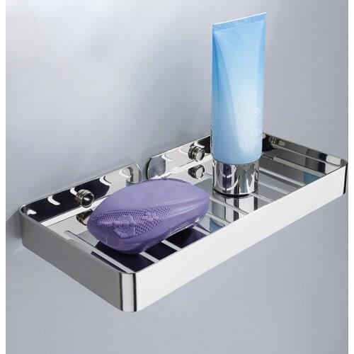 Bathroom Shelf Shower Storage Rack Holder Stainless Steel Shampoo Storage Rack Holder with Suction Cup Bathroom Accessories